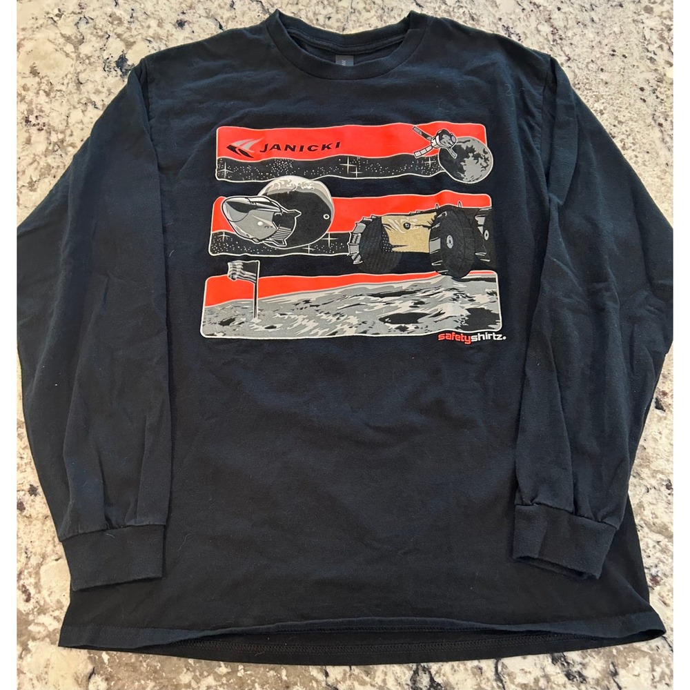 Gilden M ultra cotton safety Tee Janicki outer space streetcore